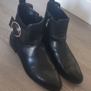 Zara Women Black Ankle Boots